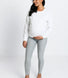 Legging de grossesse ultradoux Ultimate - Light Gris Marl