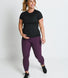 Legging de sport de grossesse 7/8e Focus - Mulberry Plum