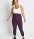 Legging de sport court de grossesse Focus - Mulberry Plum