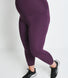 Legging de sport court de grossesse Focus - Mulberry Plum