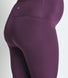 Legging de sport court de grossesse Focus - Mulberry Plum