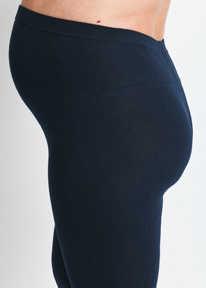 Legging de grossesse court Everyday - Bleu Marine