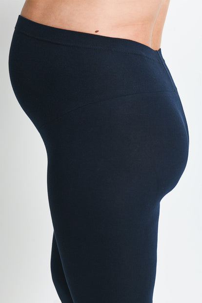 Legging de grossesse court Everyday - Bleu Marine