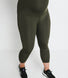 Legging de sport court de grossesse Focus - Olive Vert