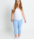 Legging de grossesse court Everyday - Powder Bleu