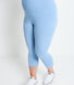 Legging de grossesse court Everyday - Powder Bleu