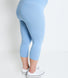 Legging de grossesse court Everyday - Powder Bleu