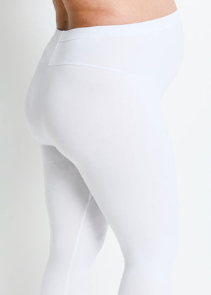 Legging de grossesse court Everyday - Blanc