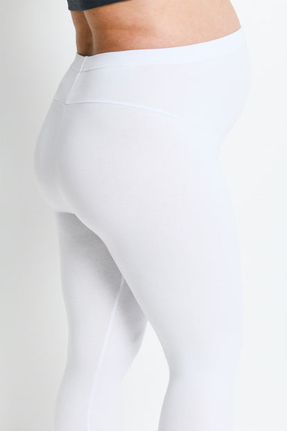 Legging de grossesse court Everyday - Blanc