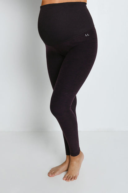 Legging de grossesse ultradoux Ultimate - Winter Berry Marl