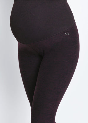 Legging de grossesse ultradoux Ultimate - Winter Berry Marl