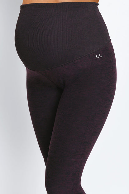 Legging de grossesse ultradoux Ultimate - Winter Berry Marl