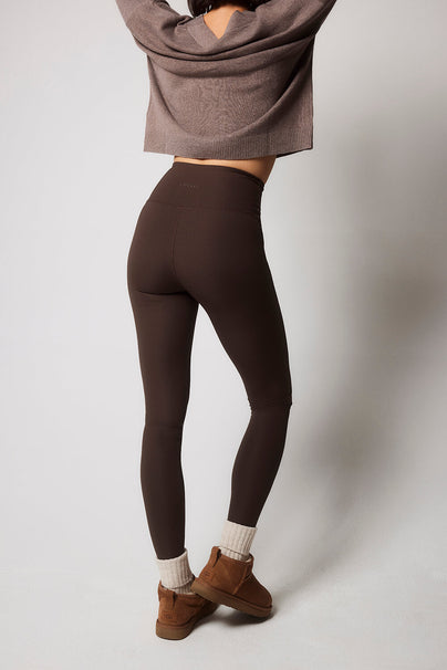 Legging côtelé - Espresso Brown