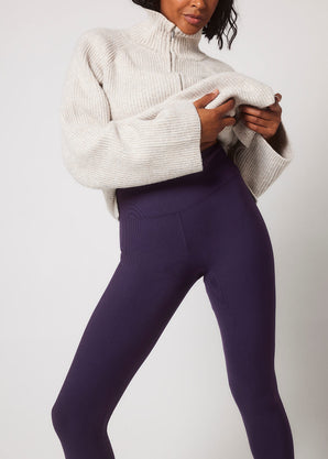 Legging taille haute Winter Everyday - Midnight Plum