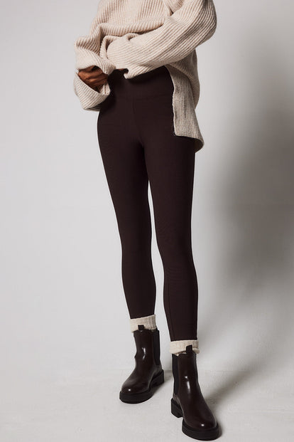 Legging taille haute Winter Everyday - Espresso Marron