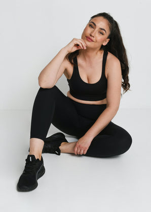 Legging de sport 7/8e taille haute Energise - Midnight Noir