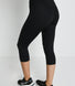 Legging de sport court taille haute Energise - Midnight Noir