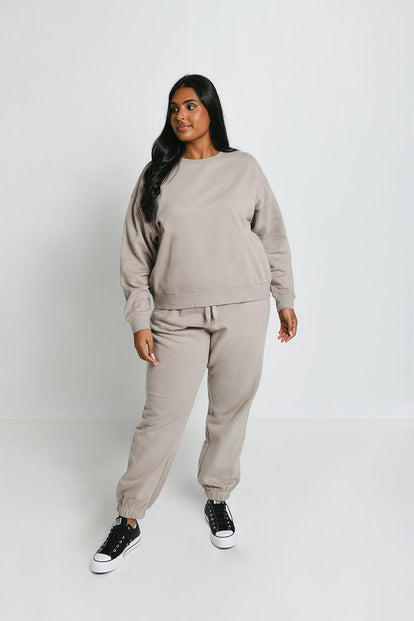 Sweat confort grande taille Everyday - Oatmeal Avione