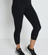 Legging de sport court taille haute Focus - Midnight Noir