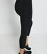 Legging de sport court taille haute Focus - Midnight Noir