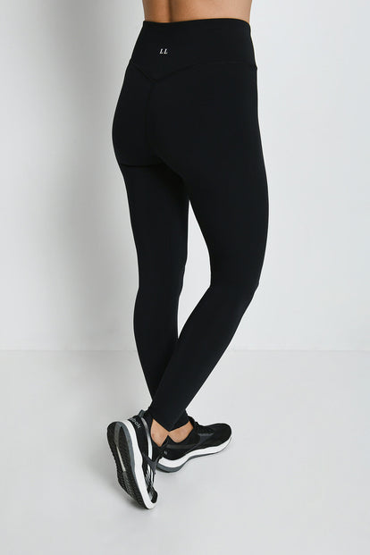 Focus High Waisted Sports Leggings - Midnight Noir