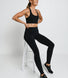 Focus High Waisted Sports Leggings - Midnight Noir