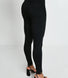 Legging effet daim - Noir