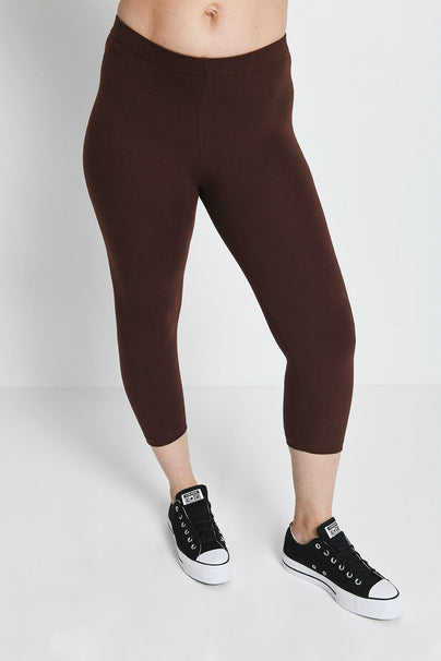 Legging court Everyday - Chocolat