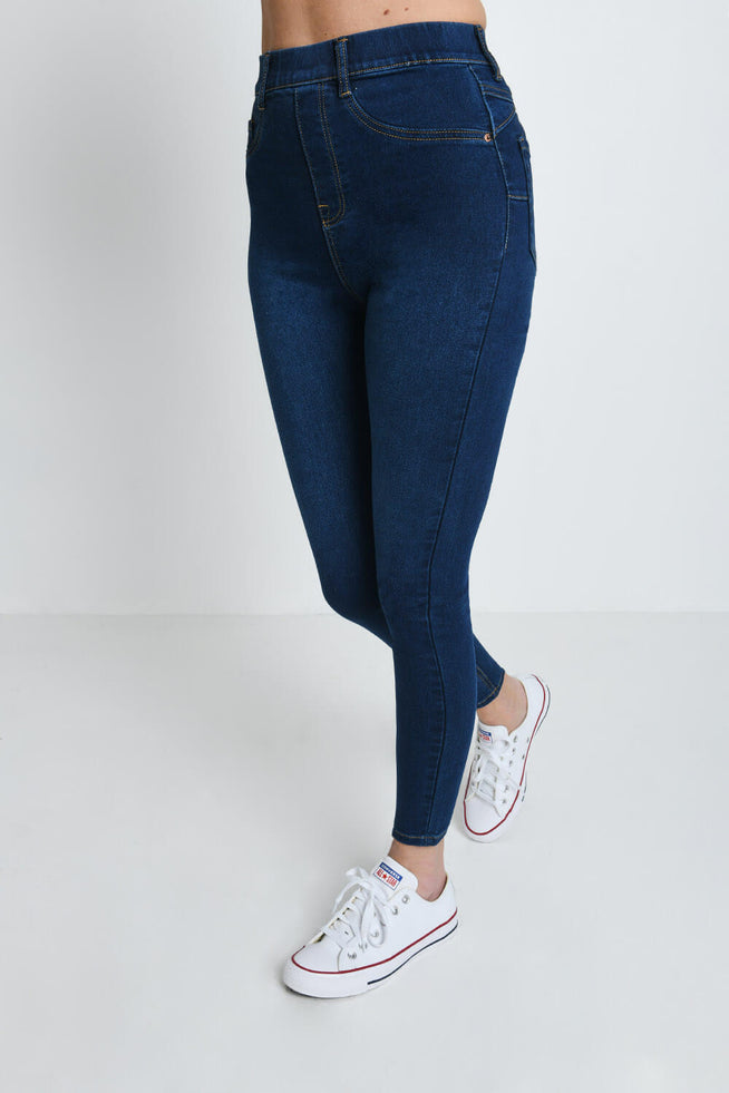 Jegging grande taille 7/8e - Dark Bleu