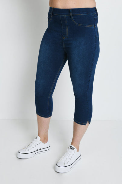 Jegging court - Dark Bleu