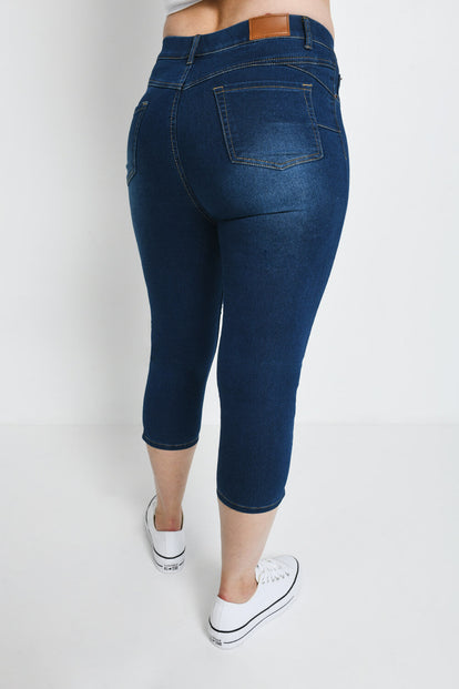 Jegging court - Dark Bleu