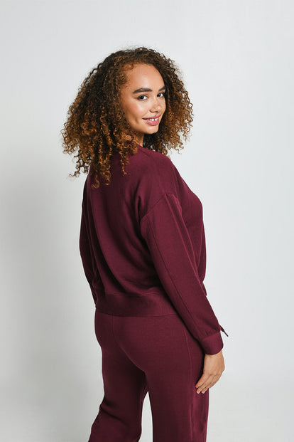 Sweat Lounge-Luxe - Dark Cherry