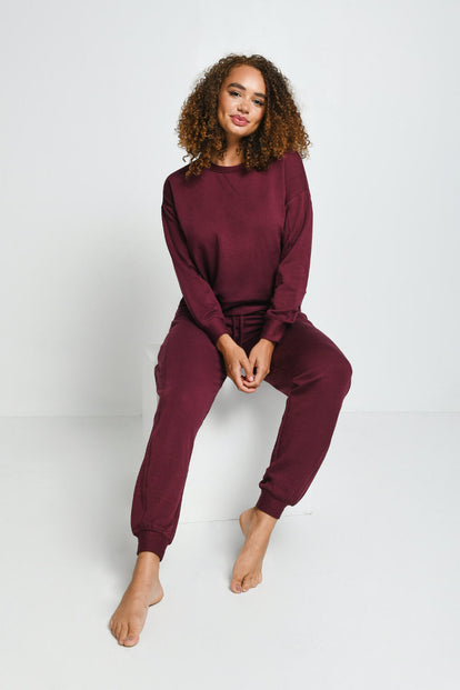 Sweat Lounge-Luxe - Dark Cherry