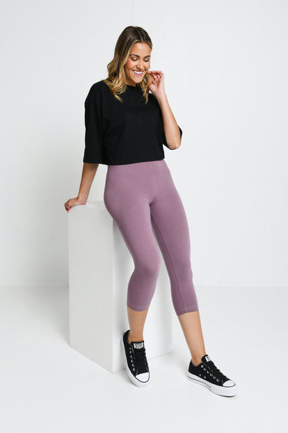 Legging court Everyday - Elderberry Purple
