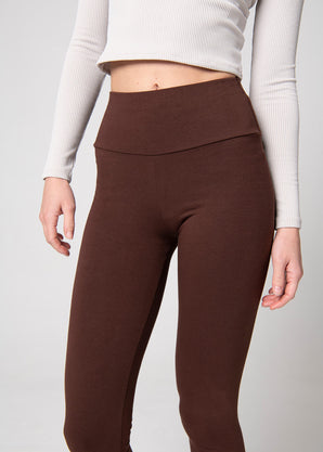 Legging taille haute Everyday - Chocolat