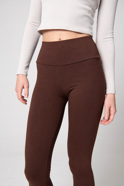 Legging taille haute Everyday - Chocolat