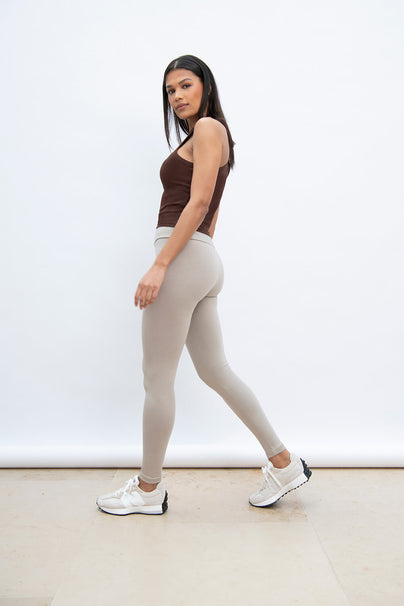 Legging taille haute Everyday - Oatmeal Avione