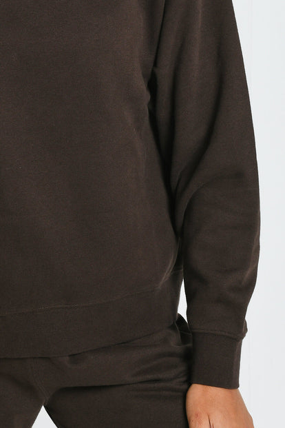 Sweat confort Everyday - Espresso Marron