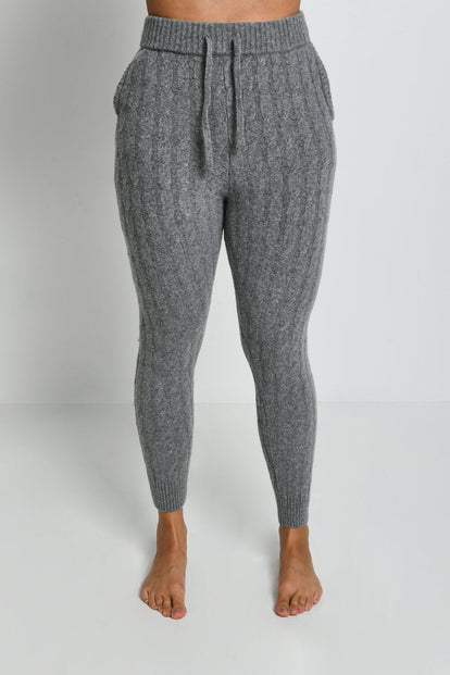 Pantalon de jogging torsadé - Gris