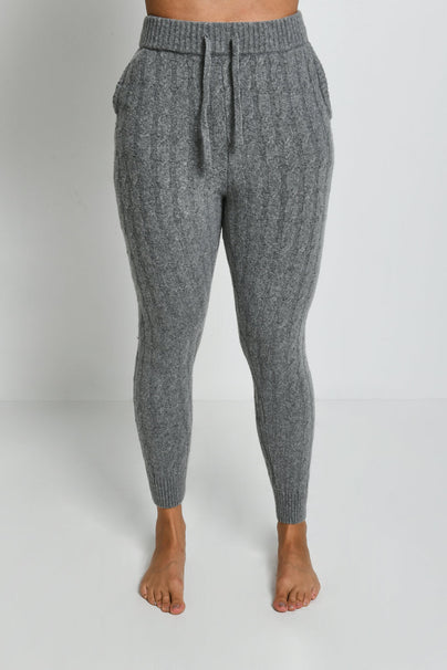 Pantalon de jogging torsadé - Gris