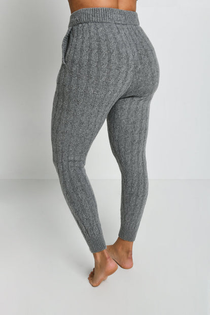 Pantalon de jogging torsadé - Gris