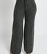 Pantalon lounge évasé maille tricot - Gris