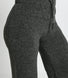 Pantalon lounge évasé maille tricot - Gris