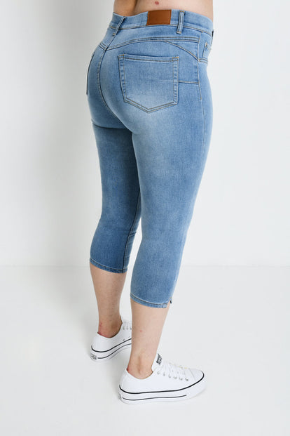 Jegging court - Light Bleu