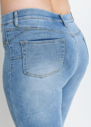 Jegging court - Light Bleu