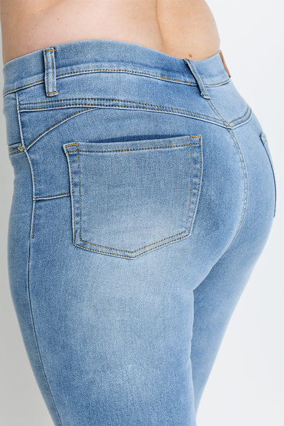 Jegging court - Light Bleu