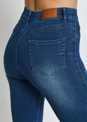 Jegging court - Mid Bleu