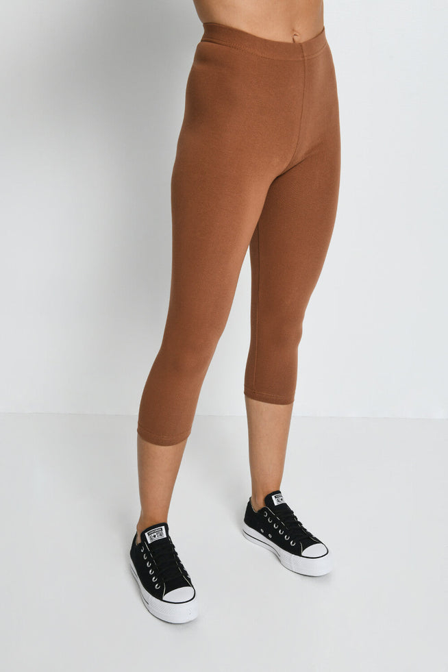 Legging court Everyday - Mocha Marron