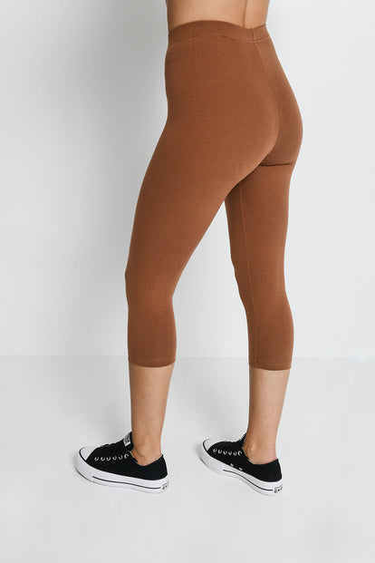 Legging court Everyday - Mocha Marron