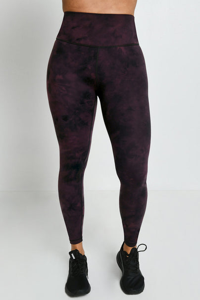 Legging taille haute Revitalise - Dark Cherry Tie Dye